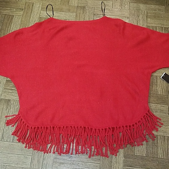 Relativity Sweaters - 🤑🤑NWT TOP /  SWEATER WITH FRINGES DECOR SIZE XL
